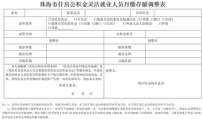 珠海市住房365备用主页器_365365bet官_beat365在线官网灵活就业人员月缴存额调整表.png